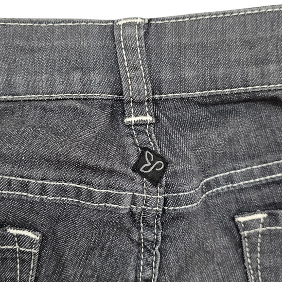 Prana Jeans Women's Size 12 Gray Straight Leg Slim Fit - Picture 9 of 15